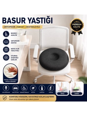 Tanış Home Premium Kuyruk Sokumu Destekli Ortopedik Oturma Yastığı 2026