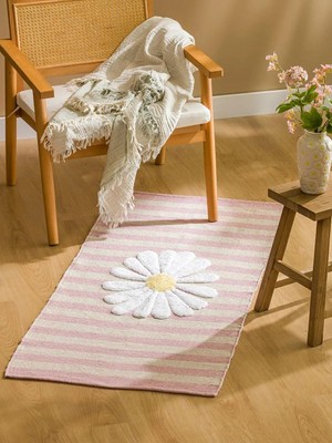 LC Waikiki Karışık Çiçek Baskılı Halı 70X140 cm  (S6)