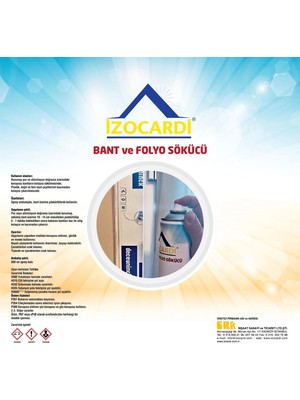 Colezium Izardi Etiket Folyo ve Bant Sökücü Sprey 500 ml