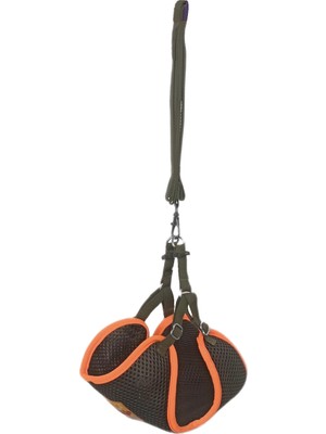 Colezium Kedi Köpek Halı Göğüs Tasma Seti Small 32-40 cm + 130 cm Haki Tcu