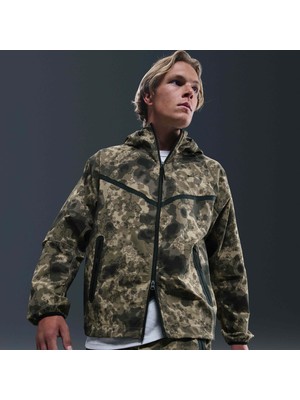 Nike Tech Fleece Windrunner Fz Jacket Camo Erkek SWEATSHIRT-HV0955-276-TANEM Sport