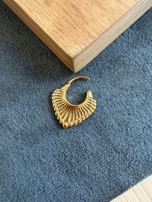 Rupen Kraft 316 L Cerrahi Çelik Oval Toplu Model Halka Otantik Piercing