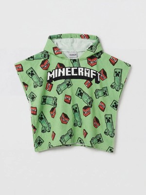 LC Waikiki Minecraft Baskılı Erkek Çocuk Plaj Havlusu  (S6)