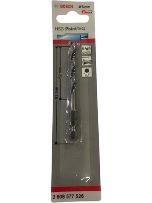 Colezium Pointteq Altıgen Şaftlı Hss Matkap Ucu 5 mm