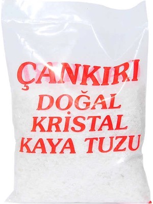 Colezium Yemeklik Doğal Kristal Kaya Tuzu Granül Çakıl Çankırı Beyaz 1000 gr