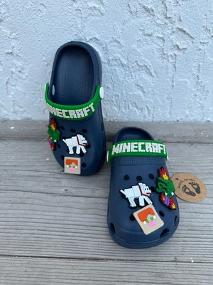 Huzurlu Adımlar Minecraft Çocuk Terlik