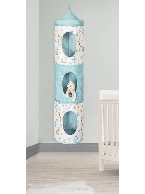 sbodurhome Baby 3 Gözlü Kullanışlı Düzenleyici Çok Amaçlı Organizer Kutu (Yeşil)