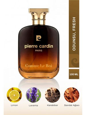 Pierre Cardin Comme Le Roi 100 ml Erkek Parfüm Oryantal Koku ile Güçlü İmza PCCN000102