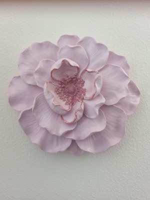 ZE Dekorasyon Solgun Pembe Rengi 22X20CM Duvar Dekoru