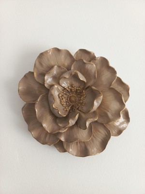 ZE Dekorasyon Karton Rengi 22X20CM Duvar Dekoru Gold Detaylı