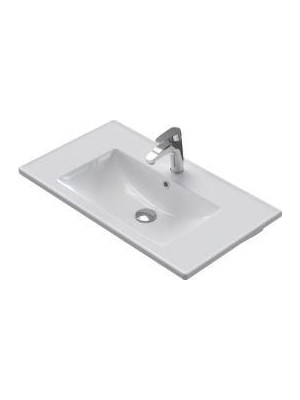 Turkuaz Seramik Turkuaz Cerastyle Arte Plus Etajer Uyumlu Lavabo 80*45 cm