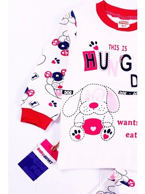 Colezium Hungry Desenli Kız Çuk Pijama Takımı