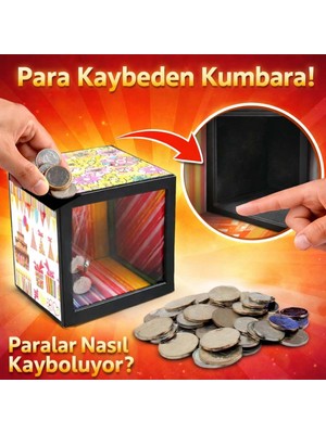 Mey Ithalat® Para Kaybeden Sihirli Kumbara - Şaşırtan Tasarım Kutu