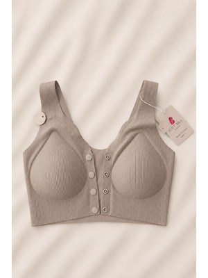 Best Bra Lingerie Best Bra Önden Çıtçıtlı Lazer Kesim Dikişsiz&balensiz Giyilebilir SÜTYEN-353