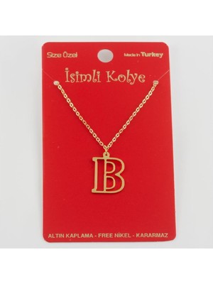 Zero Land Shopilke Prinç Harfli Kolye-B