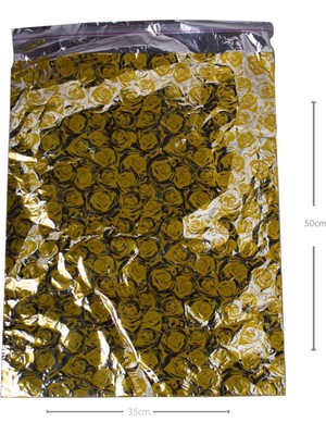 Zero Land Shopilke 35X50 Metalize Hediye Poşet Paketi 100LÜ-RENKLI