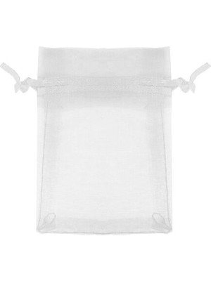 Karakız Tül Kese Beyaz 12x8 Cm 100 Adet