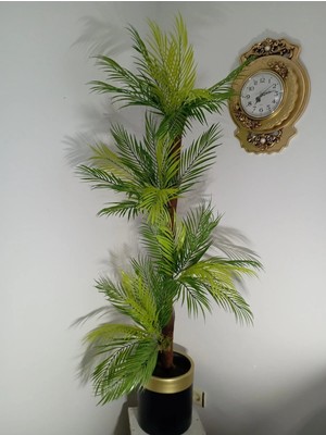 Cennet Home Lüks Areka Palmiye Ağacı 160 cm 36 Yaprak Ev ve Ofis Için Dekoratif Yapay Ağaç