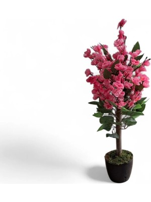 Cennet Home Soft Sakura Pembe Bahardalı Ağacı 75 cm Masaüstü Dekoratif Yapay Ağaç
