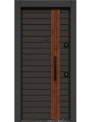 HOMECONOM C7800 Çelik Kapı - Laminox - Sol Yön