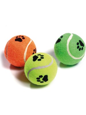Colezium Kp Köpek Oyuncak Tenis Topu Sert 3’lü 6 cm – Dalı Köpek Topu