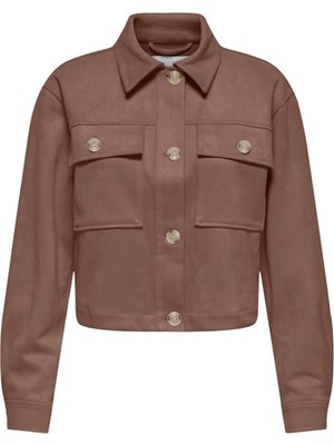 Only 15362889 Onlbelıcıa Faux Suede Jacket Otw