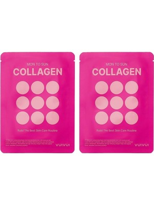Byeolee Mon To Sun Kolajen Yüz Maskesi 25 ml (2 Paketi)