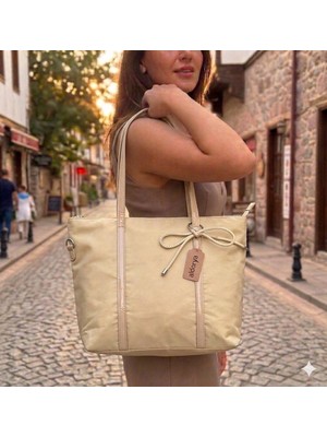 Aldorya Kumaş Shopper Omuz Çantası - Günlük Geniş El ve Kol Çantası