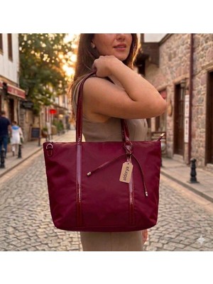 Aldorya Kumaş Shopper Omuz Çantası - Günlük Geniş El ve Kol Çantası