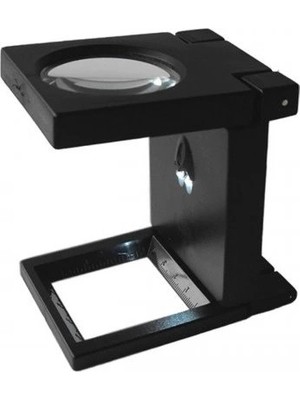 Colezium Katlanır Plastık,led Işıklı Test Cıhazı Büyüteç 2.5X90MM