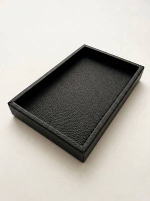Derisunum Design - Deri Sunum Tepsisi - Takı, Saat ve Anahtar Düzenleyici (25x16 cm)