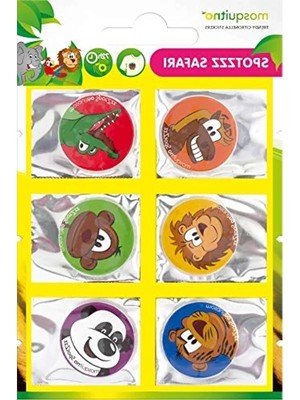Die Grup Safari Animals Citronella Stickers 6lı