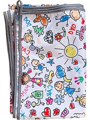 Die Grup Su Geçirmez Masa Örtüsü, Doğa Dostu Polyester, 150X180CM