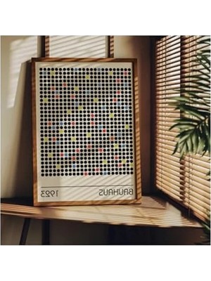 Die Grup Modern Dekoratif Çerçevesiz Poster, 30 x 40 cm Bauhaus Temalı