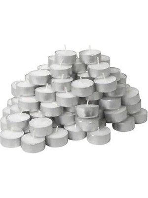 Die Grup Kokusuz 100 Adet Tealight Mum (Ev Tatil Parti Dekoru)