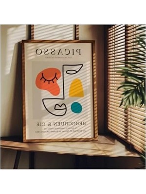Die Grup Modern Dekoratif Çerçevesiz Poster, Picasso Temalı, 40 x 50 cm