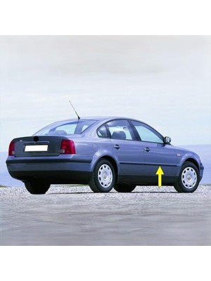 Sağ Ön Kapı Çıtası Siyah Plastik 3B0853516 Vw Passat B5 ile Uyumlu 1997-2000