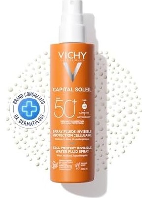 Capital Soleil Cell Protect Spf 50 Güneş Koruyucu Yüz ve Vücut Fluid Spreyi 200 ml