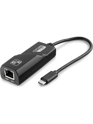 sbodurhome Type-C USB Ethernet Adaptör 10/100 Mbps - Siyah HDX5275
