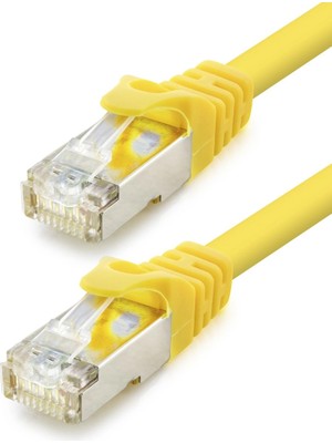 sbodurhome Cat7 Ethernet Patch Kablosu 10 Gbps 600 Mhz 60 cm - Sarı HDX5102