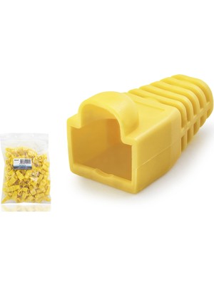 sbodurhome RJ45 Konnektör Papuç - 100 Adet Sari / Ekonomik Poşet Paket ND2427