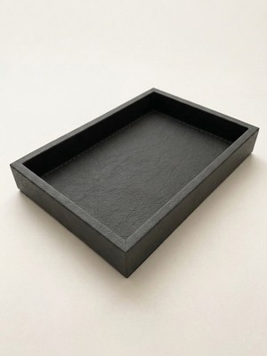Derisunum Design Deri Takı, Saat ve Anahtar Düzenleyici ve Sunum Tepsisi (25x16 cm)