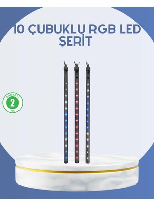 sbodurhome Dış Mekan LED Kayan Yıldız Işığı 10 Çubuk Aydınlatma