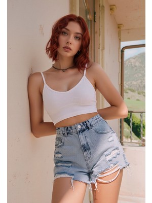 Bershka Denim Kot Şort