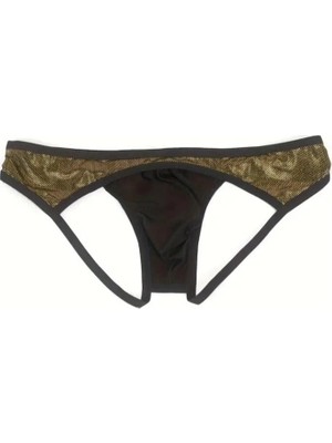 Colezium Erkek Gold Metalik Jkstrap Iç Giyim
