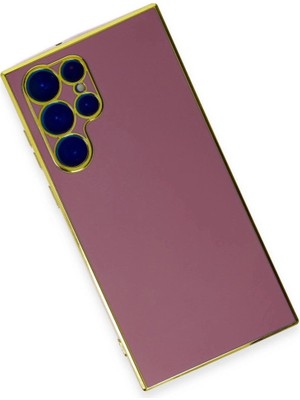 Colezium Galaxy S22 Ultra Kılıf Volet  - Kırmızı