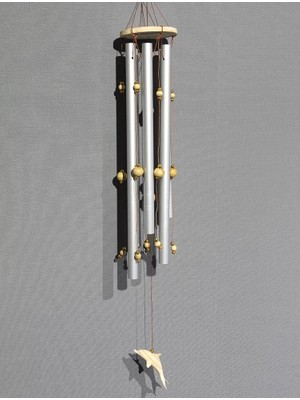 Ata Store Boncuklu Metal Rüzgar Çanı 3dıarta-29