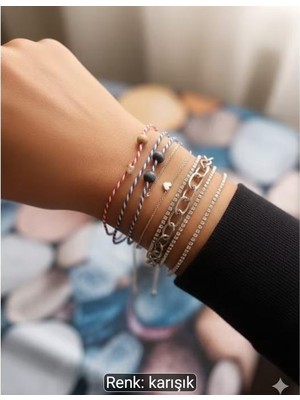 Bodrum Asel 8 Li Kadın Bileklik Set