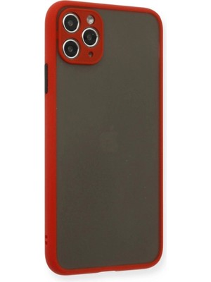 Colezium Iphone 11 Pro Max Kılıf Montreal  Kapak - Kırmızı