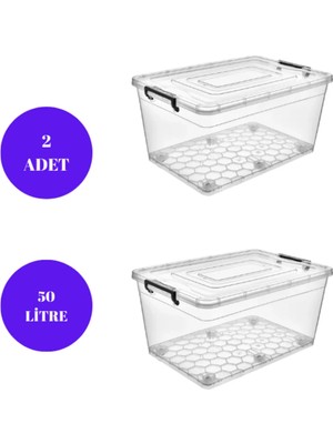Loremp 50 Litre 2 Adet Saklama Kutusu